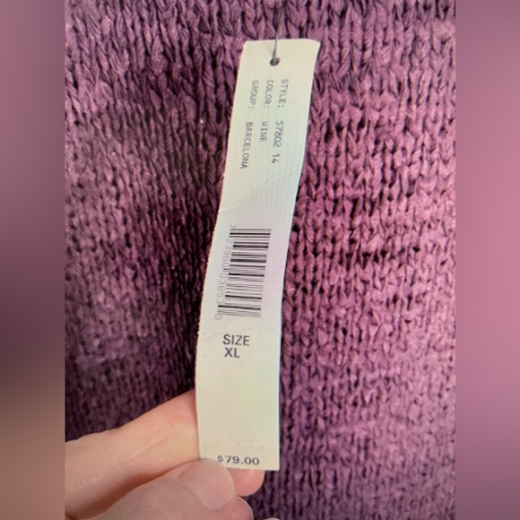 Perry Ellis wine sweater tank - Picture 7 of 7